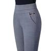Pantaloni da donna elastici a vita alta, pantaloni a vita bassa, pantaloni casual versatili e sottili.