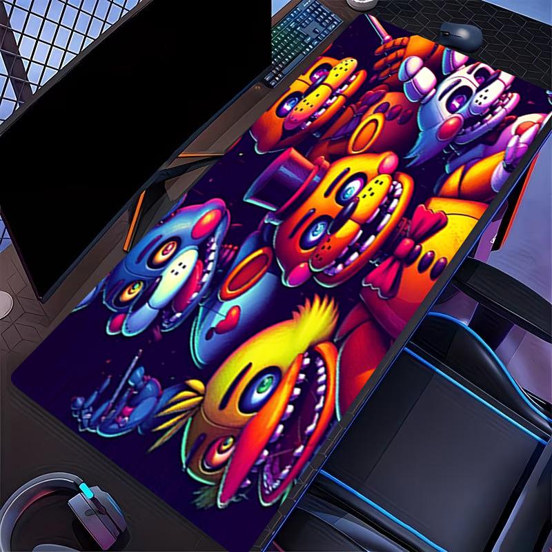 Ποντικοουαλί Five Nights at Freddy's, για Πληκτρολόγιο Pad Laptop PC Mat για Γραφείο Οικιακή Χρήση, Διακόσμηση Γραφείου, Τέλειο Δώρο Γενεθλίων για Παίκτες