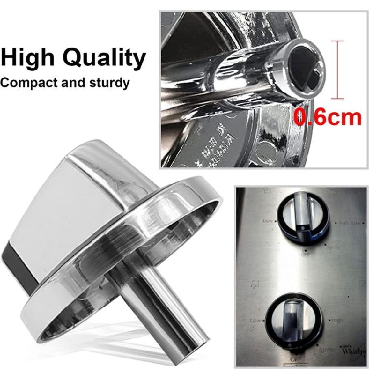 5 Pieces Universal Switch Knobs Durable Oven Stove Knob Assembly Easy to Install