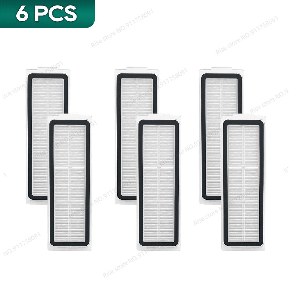 Kompatibel für ( Mijia Roboter Staubsauger Wischmopp 5 Pro ) Zubehör Hauptbürste Filter Staubbeutel Mopptuch Ersatzteilset