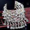 New Classic Ethnic Style Miao Open Bell Bracelet Dance Exquisite Performance Clothing Arm Ring Accessories Daily Trend Jewelry