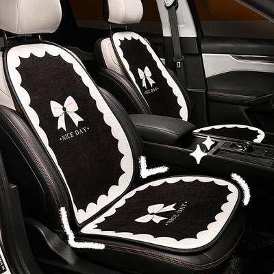 Car Seat Cushion Winter Plush Interior Seat Cover, Thickened for Autumn and Winter, Warm and Comfortable, Anti-slip Car Seat Cover