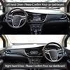 Armaturenbrett-Schutzmatte mit UV-Schutz für Opel Mokka und Buick Encore (2016–2019)