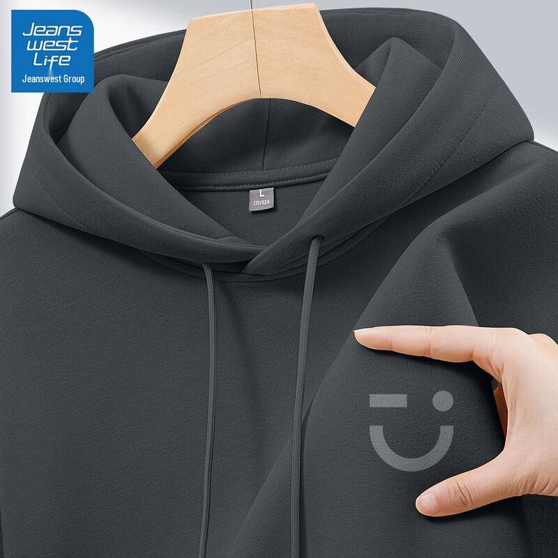 Jeanswest Life Men's Graphic Print Hooded Sweatshirt