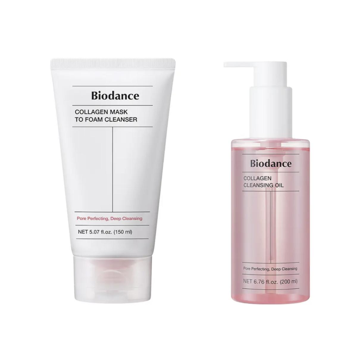 

[Biodance] Collagen Mask To Foam Cleanser 150ml + Collagen Cleansing Oil 200ml
