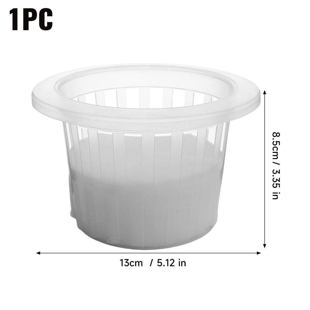 Hydroponic Vegetable Seedling Planting Basket Round Plant Growing Net Nursery Pots Garden Plants Soilless Plastic Basket Holder