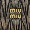 Excellent MIUMIU Shoulder Bag Wonder Matelassé Leather Hobo Bag Leather Women Used