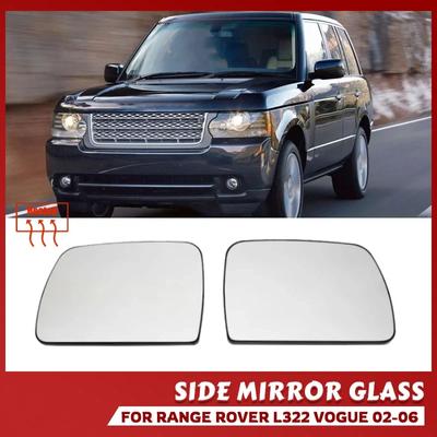 Specchietto Laterale Riscaldato Lato Sinistro Destro Vetro Blu Lente LH RH Sostitutiva per Land Rover Range Rover L322 Vogue 2002-2006 Accessori