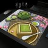 1PC XS Tea Mouse Pad with Stitched Edge Gaming Mousepad Small Non-Slip Rubber Base Washable Portable for Office Home 450x400mm