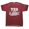 Clarinet Oboe Player Clarinetist Oboist Evolution Print T-Shirt Summer Casual Top Tee Printed T Shirt Fashion