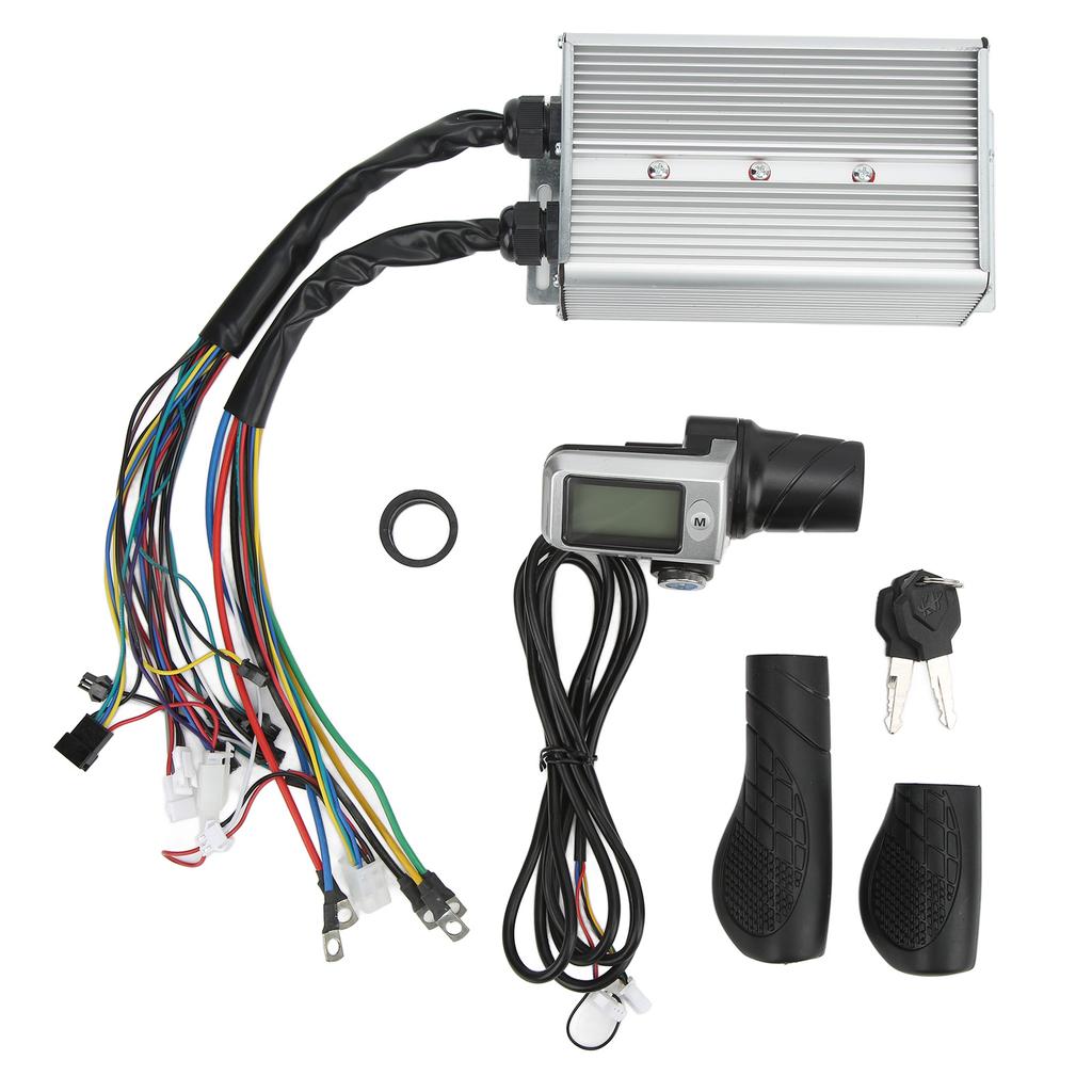 Sada ovladače elektrického kola 36V 48V 1500W Ovladač elektrického kola LCD displej Regulace rychlosti