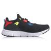 Li Ning Mafia Trendy Slip Resistant, Breathable, Lightweight Low top Casual Shoes Men's Black Red AGLQ025-4
