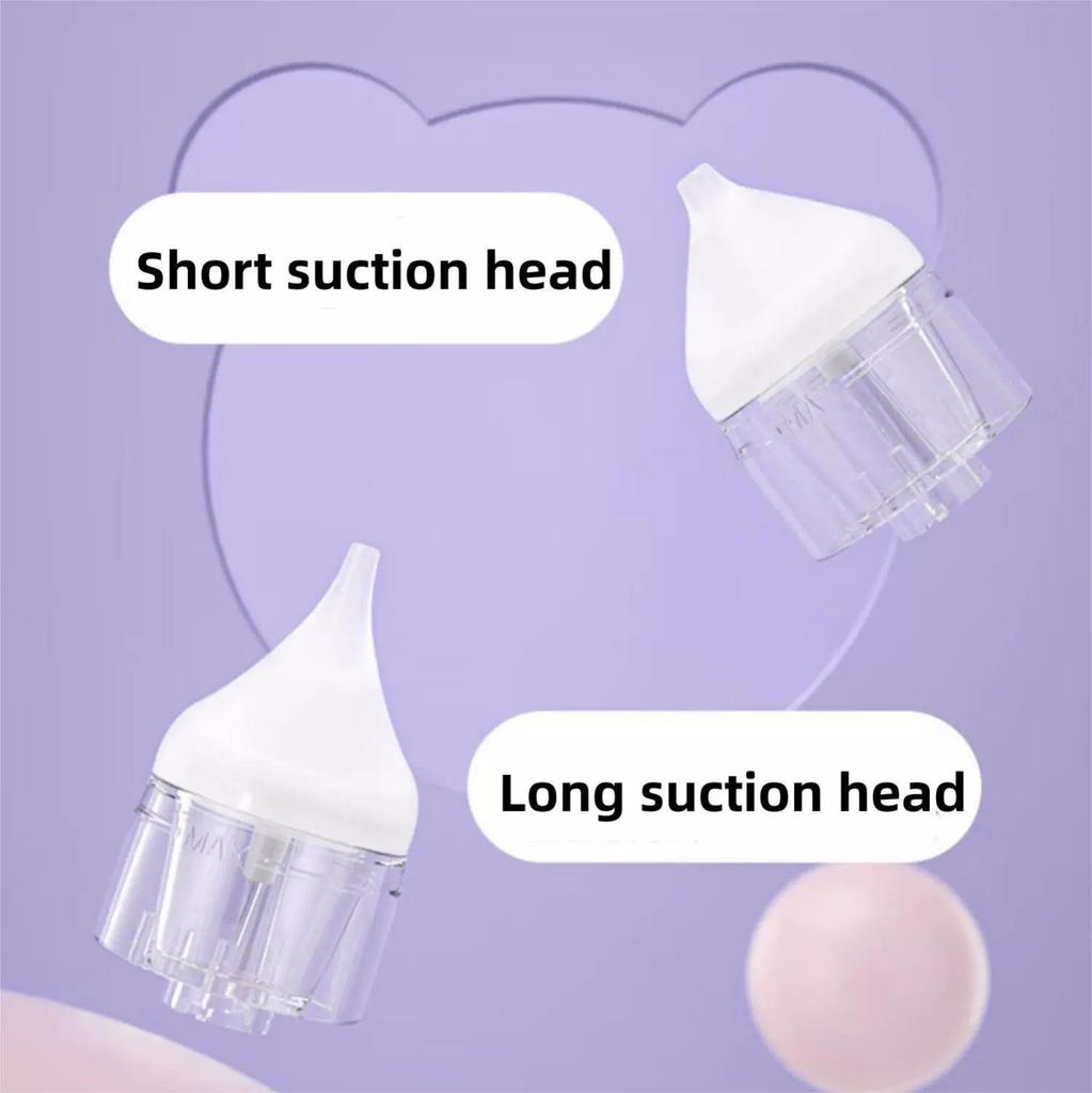 Baby Nasal Aspirator To Clean Nasal Congestion and Prevent Nasal Backflow with Negative Pressure Pink