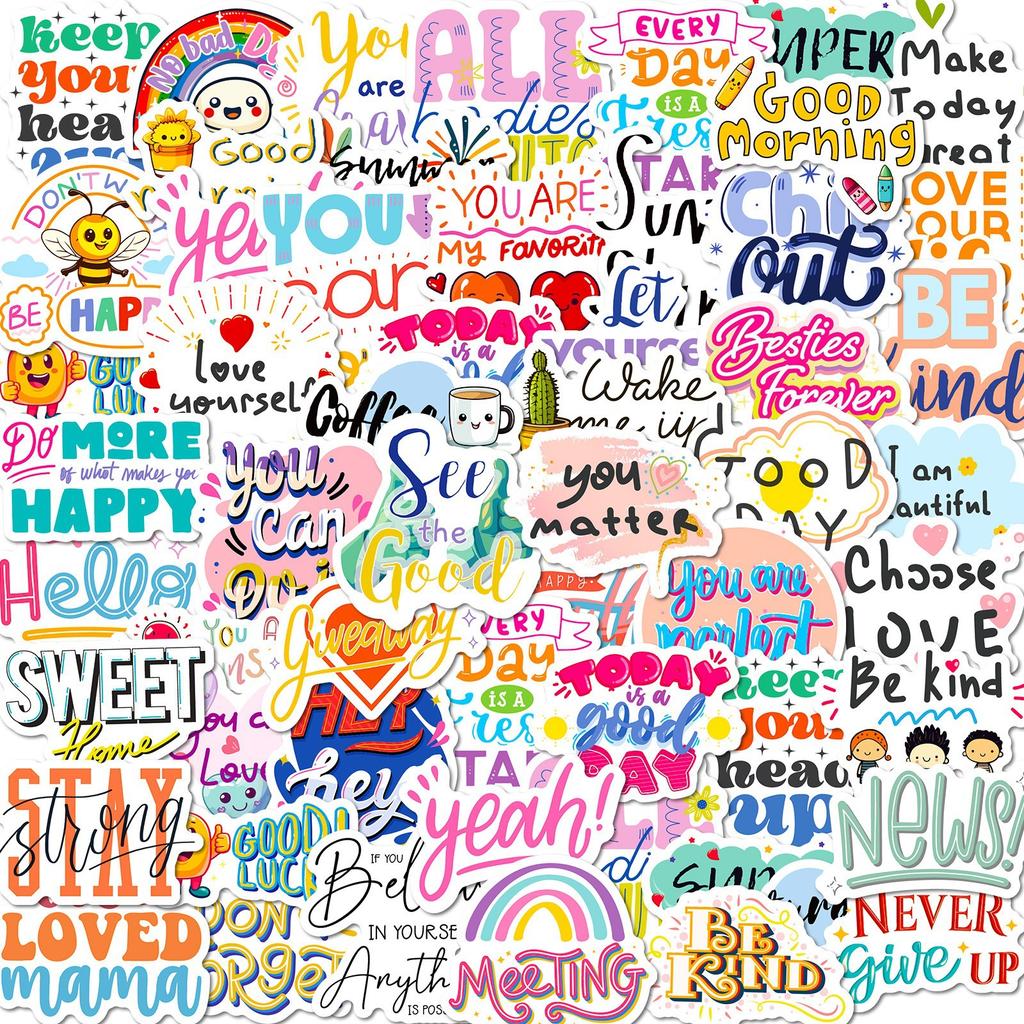 50 New ABA Graffiti Stickers Guitar Notebook Skateboard Helmet Decoration DIY Cartoon Waterproof Stickers