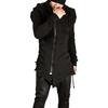 Jesienne męskie bluzy z kapturem Bluzy Casual Solidna bluza z długim rękawem Męskie Slim Fit Ciemne z kapturem Luźne płaszcze