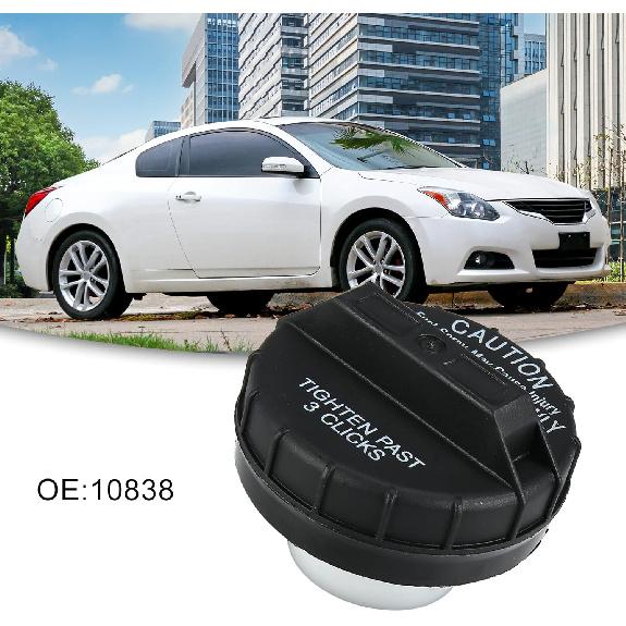 ACROPIX Fuel Petrol Tank Cap Oil Covers Caps Door Accessories Fit for Nissan Altima - Pack of 1 Black