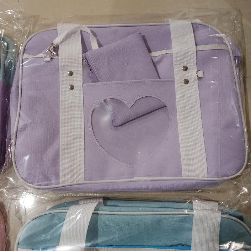 Borsa Tote in Tela JK: Borsa a tracolla versatile a spalla singola per studenti e fan di COS Anime - Ideale per il pendolarismo e i laptop