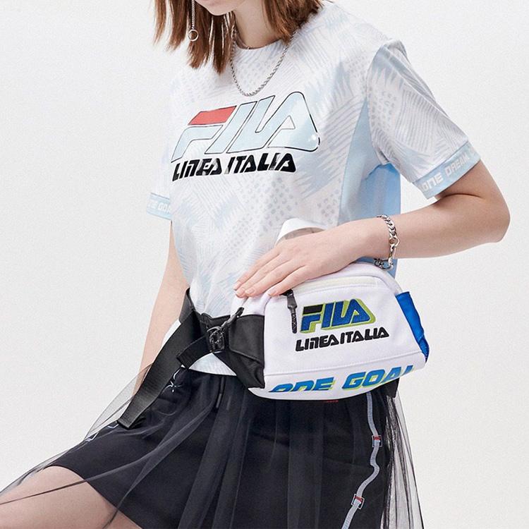 FILA FUSION Fabric Fanny Pack Regular Unisex Standard White T13U125161FWT