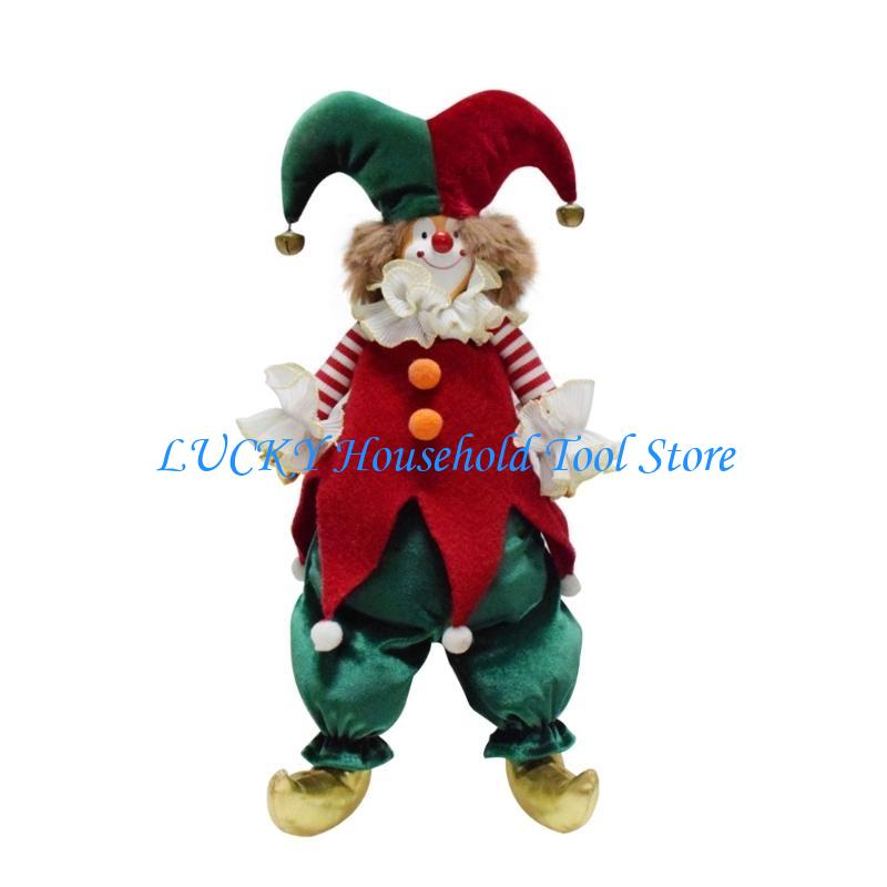 J0MC Уникальное Рождественское Украшение-Клоун Праздничные Улучшители