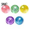 Hand Therapy Exercise Balls Coconut Oil Stress Relief Balls, Squishy Glitter with Colorful Sequins, Office Desk Toys Slow Rising Fidget Toy,