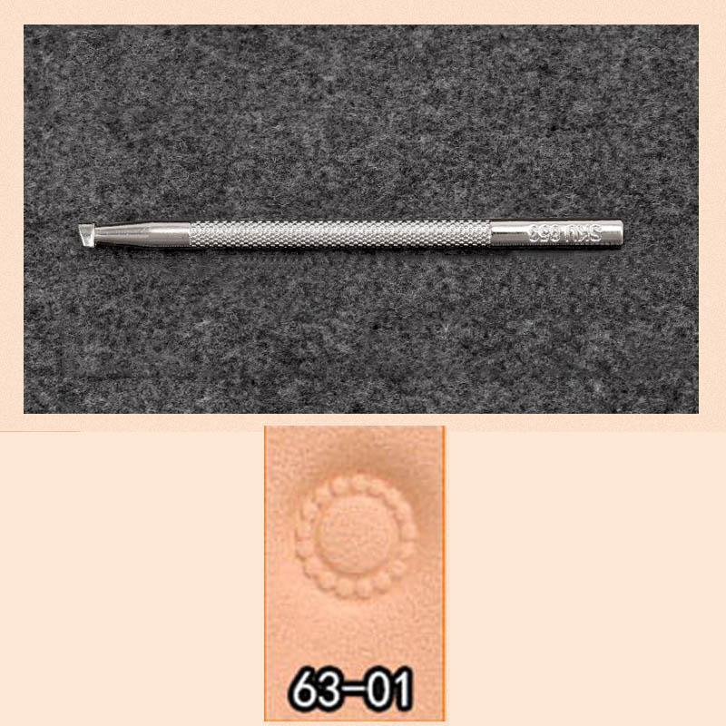 Leather Carving Printing Manual DIY Leather Alloy Printing Tools Special Printing Tools for Carving and Knocking Flowers K536