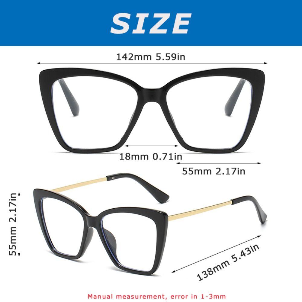 Ochrana Přenosný ultralehký rám Brýle proti modrému světlu Oversized brýle Počítačové brýle