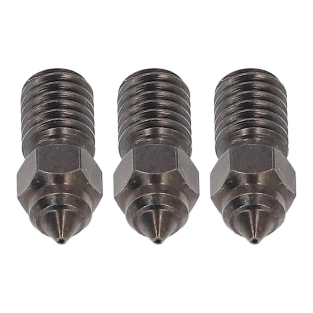 3Pcs Hardened Steel Nozzle High Speed 1.75MM 0.4mm for ENDER 3 V3 SE 3D Printer Hotend Accessories