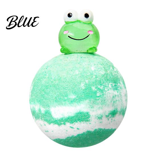 Natural Bath Ball Salt with Glow-in-the-dark Toy Inside Fruity Floral Plants Extract Handmade Sea Bubble Women Men SPA Gift Spa