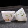 Chaxun Portable Ceramic Kung Fu Tea Set - Mutton Fat Jade Porcelain