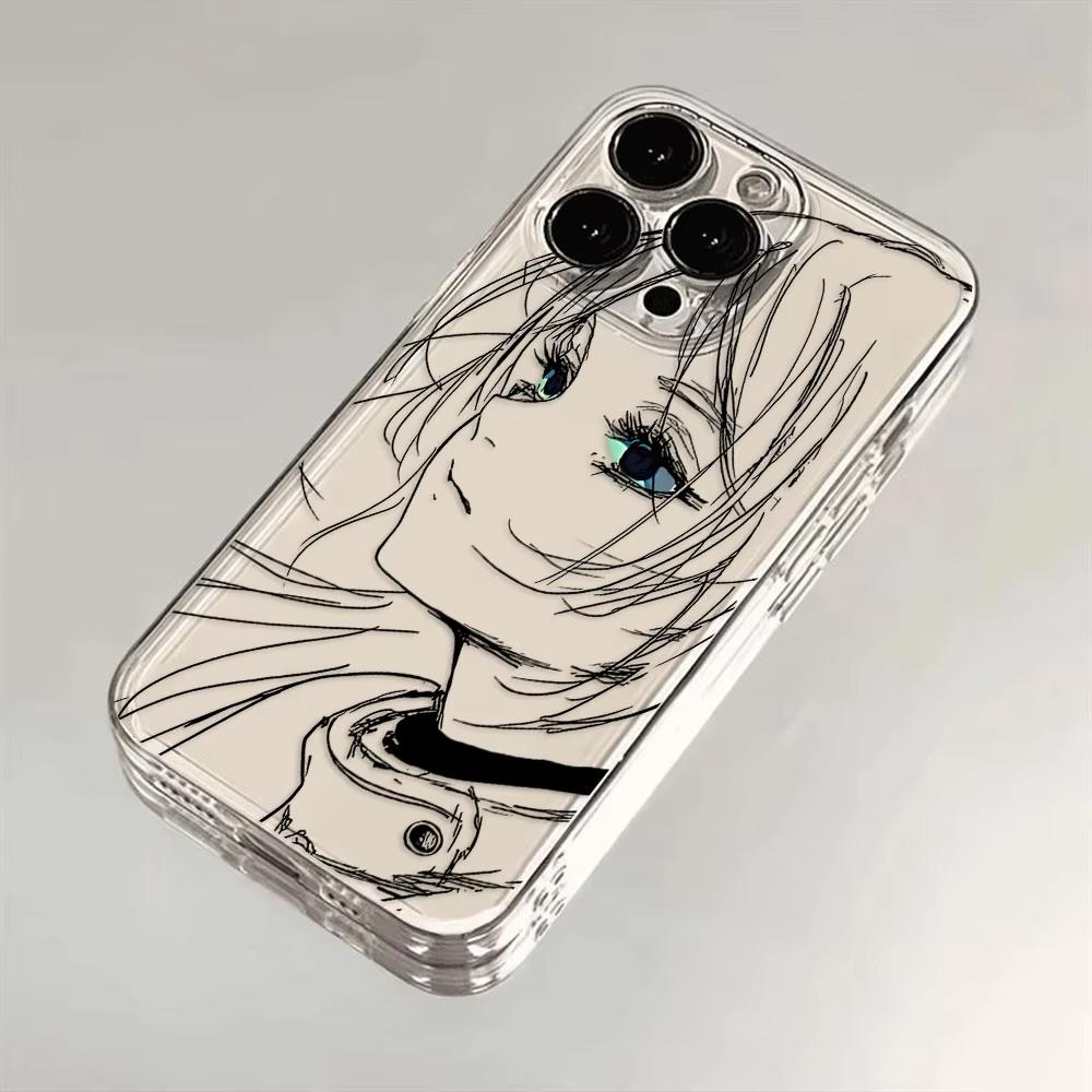 Japan Anime Frieren Phone Case for iPhone 17 Air 16 15 14 13 12 11 Pro Max Plus Mini X Xs Soft TPU Back Cover Transparent Coque