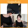 Oversized Black T Shirt With Cutout Shoulder Design For Spring Casual Wear
