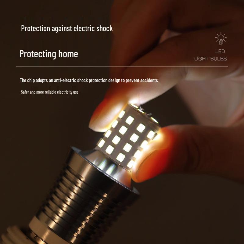LED Candle Chandelier Bulb Light, E14 Small Screw & E27 Base, Living Room Pointed Bulb