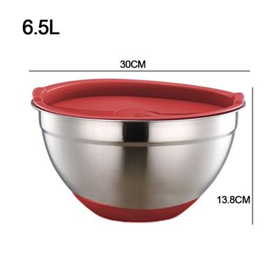 Culinary Favorite Stainless Steel Mixing Bowl with Secure Lid