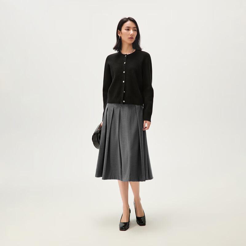 HLA Women's Round Neck Knit Cardigan