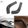 2Pcs Black Car Interior Door Handle Pull Cover Hand Sewing Microfiber Leather Cover For Porsche Cayenne 2011 2012 2013