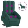 VidaXL Fauteuil Inclinable de Massage Électrique, Chaise de Relaxation avec Dossier et Repose-pied Réglables, Siège de 3204134