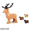 MOC Zoo City Farm Building Blocks Animal Accessories Tiger Gorilla Giraffe Eagle Deer  Elephant Mini bricks Toy Gift Set Y009