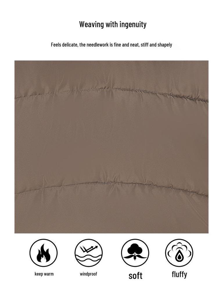 High-End Fashion Petite Down Jacket—Hooded, Thickened, Age-Reducing Women's Winter Wear 2025