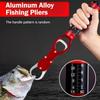 Tragbarer Aluminiumlegierung Fischgriff Haken Greifer Mit Wiege Waage Fisch Lippen Greifer Fischzange Handgriff Angelzubehör