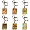 Arceus Keychains Giratina Lugia Dialga Palkia Ptcg Small Card Diy Acrylic Action Toy Figures Anime Game Collection Pendant Gift