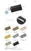 Women's key case, lip case, and coin purse (smoke blue)