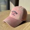 Spring and Autumn New Casual Fashion Show Face Small Cap Letter Embroidery Sunscreen Shade Simple Versatile Baseball Cap Men