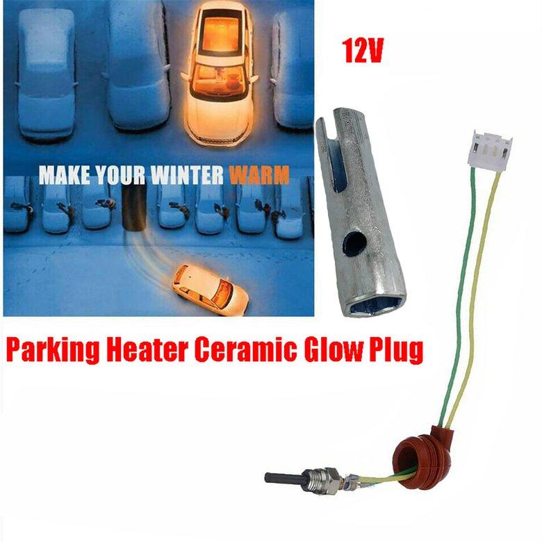 Glow Plug Car Burner Motor Gasket Filter 12V Fits 2Kw Auto Truck Cab