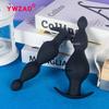 YWZAO Anal Plug Silicone Long Wearable G21