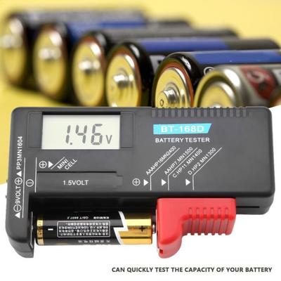 Battery Test Tool - SHO - BT-168D - Compact - Lightweight - Universal Checker