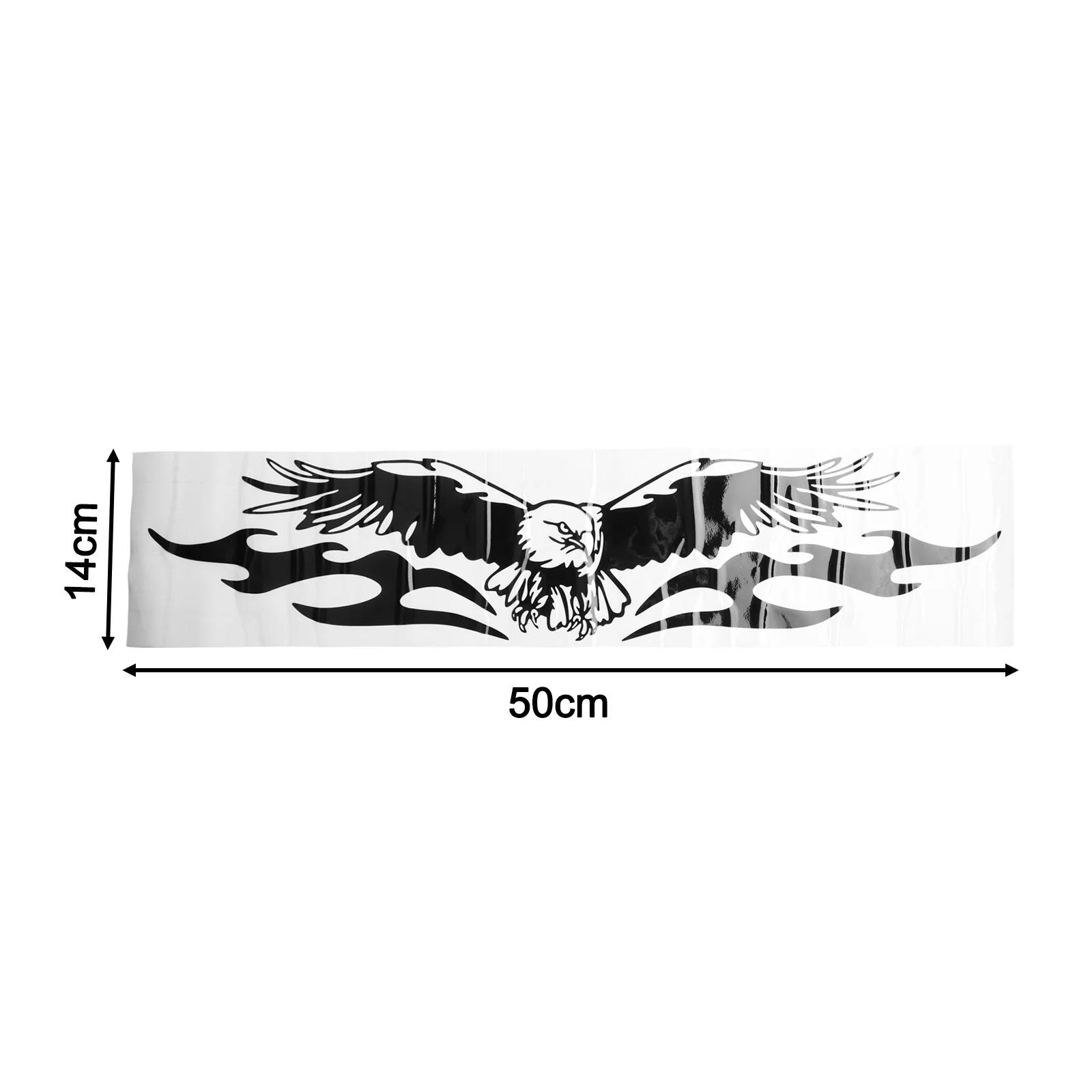 DIY Car Truck Hood And Body Vinyl For Eagle Graphic Decal Waterproof Emblem Sticker For Automotive Enthusiasts чёрный
