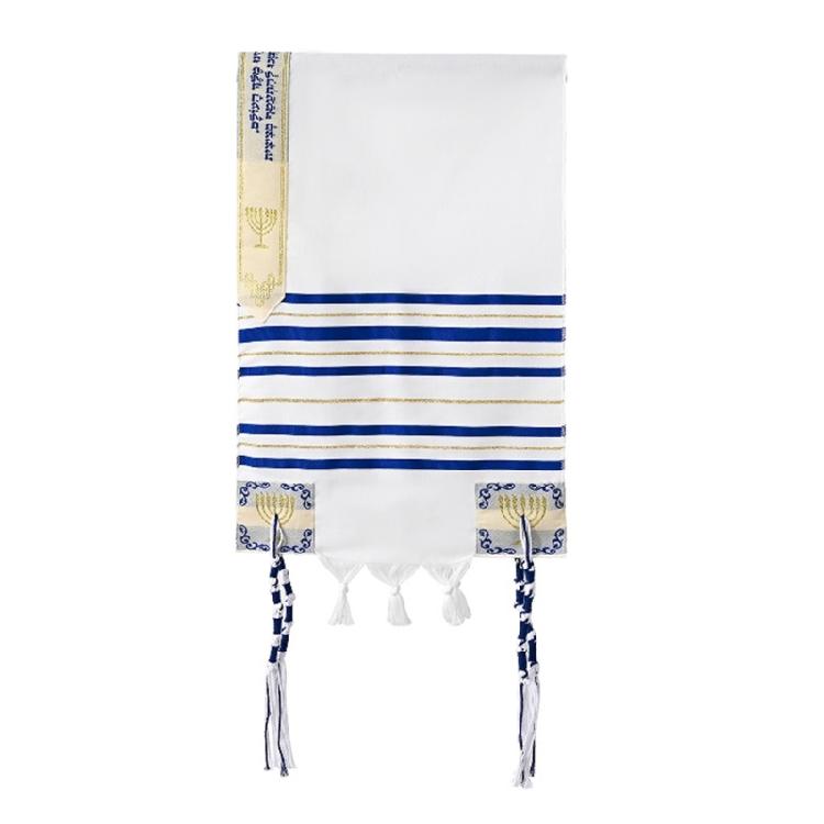 

Comfort Religious Scarf for Teens 30x105cm Polyester Symbolic Color Design Ethnic Worship Shawl Prayer Ceremony