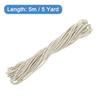 Uxcell Twisted Cord Trim 5 Yard 3mm 3-Ply Twine Braided Rope Shiny Thread String for Craft Gift Bag Curtain Christmas Decor