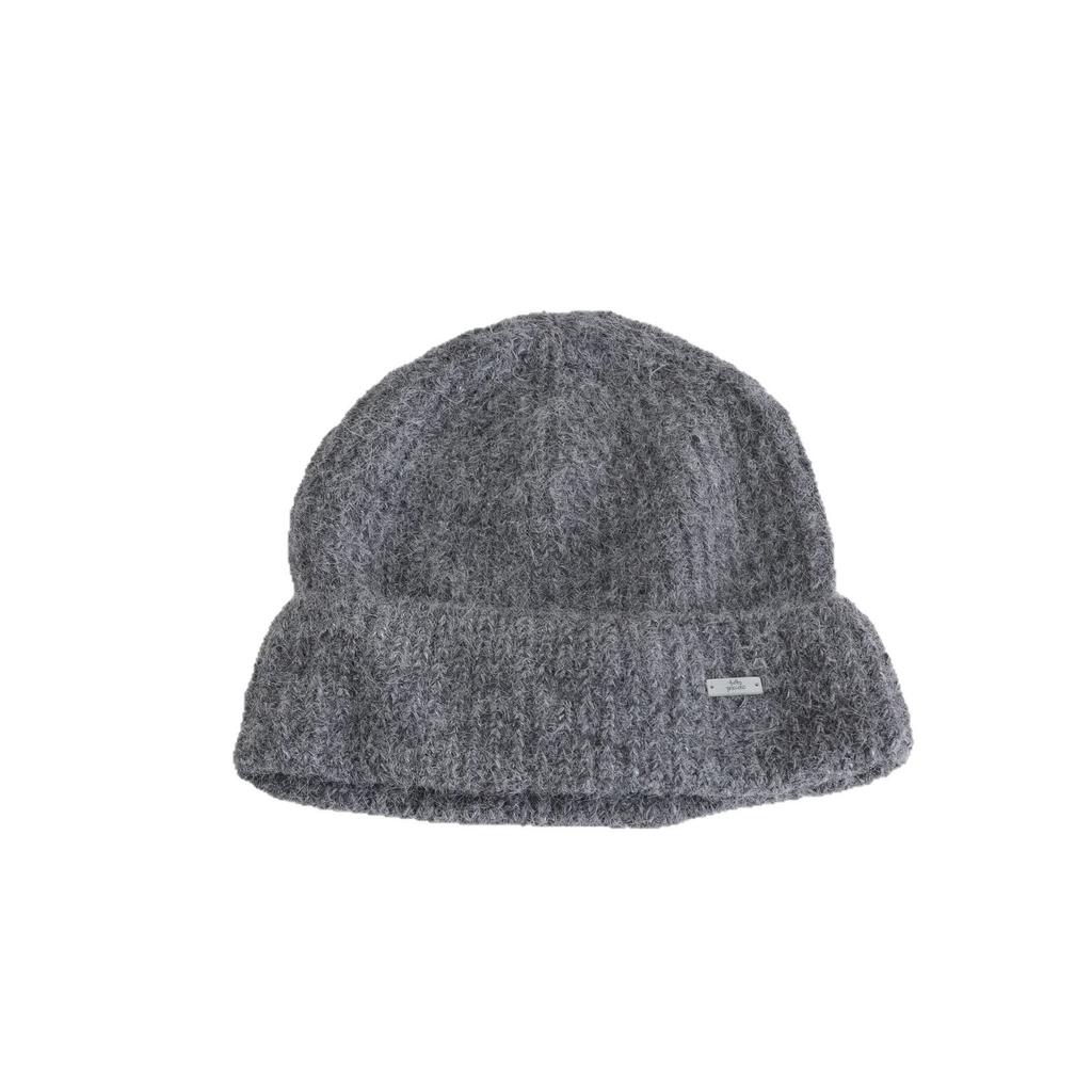 Metal Label Simple Knitted Hat for Women In Autumn and Winter New Warm and Thickened Cold Hat To Show Face and Protect Your Face