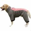 Dog Winter Coat, Fleece Lined, Large Dogs, Warm, Breathable XL Sunset Orange